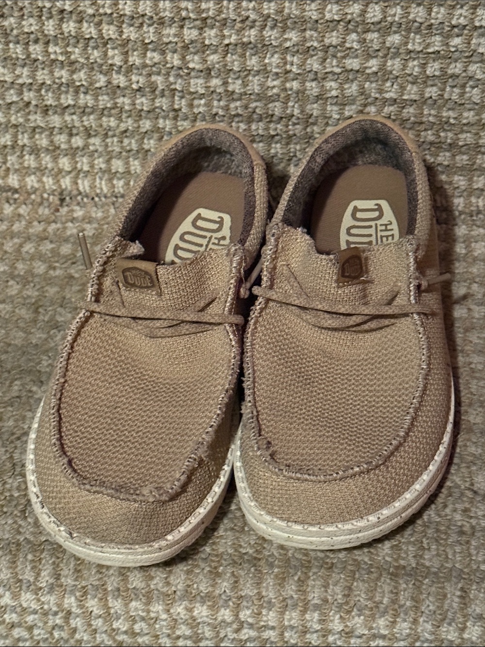 Hey Dude Kids Slip-On Sneakers - Light Brown